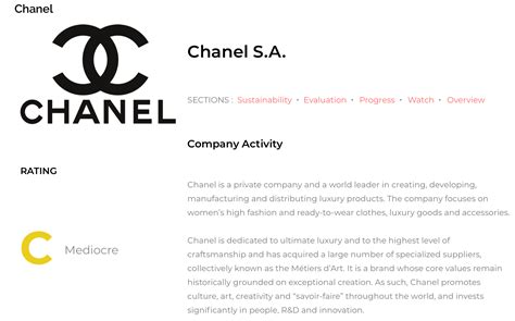 pdf chanel|chanel sustainability report.